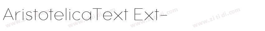 AristotelicaText Ext字体转换